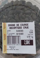 Graine de courge décortiquée crue