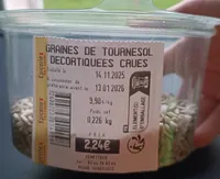Grains de tournesol