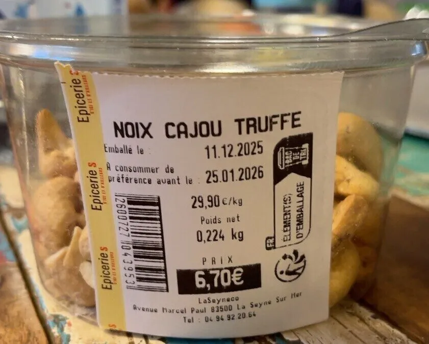 Noix de cajou truffe