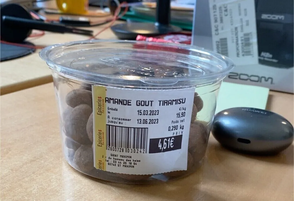 Amande goût tiramisu