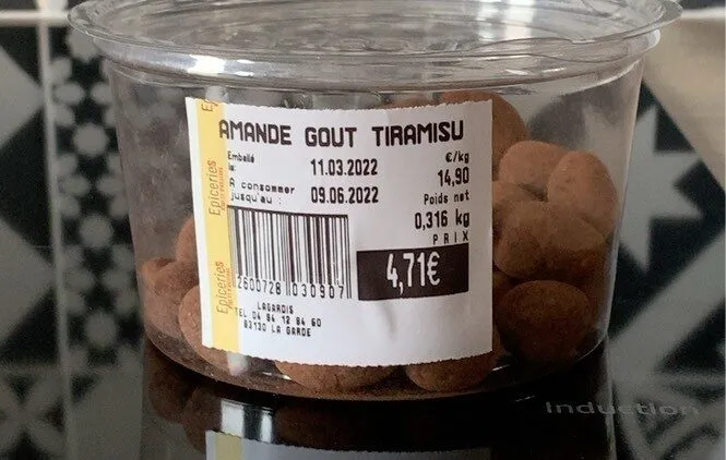 Amandes goût tiramisu