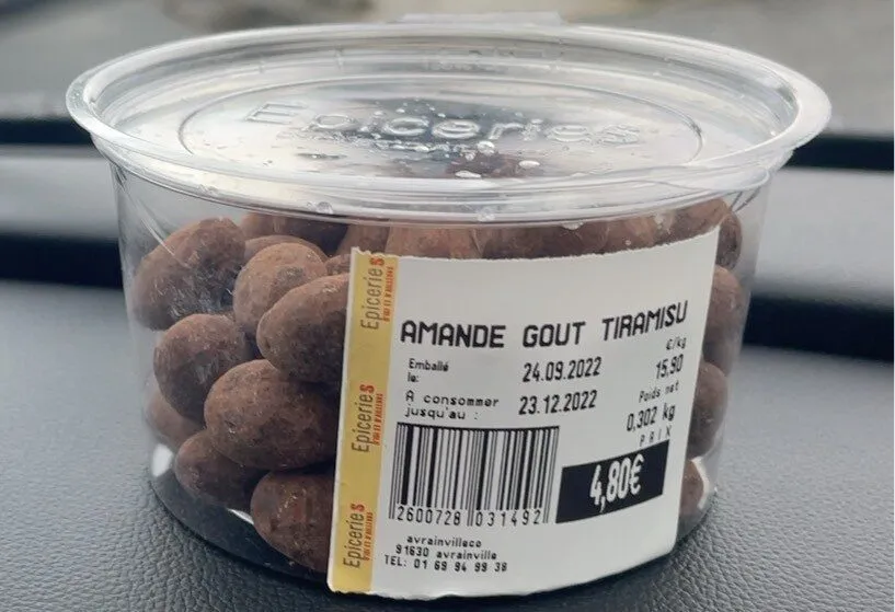 Amande gout tiramisu