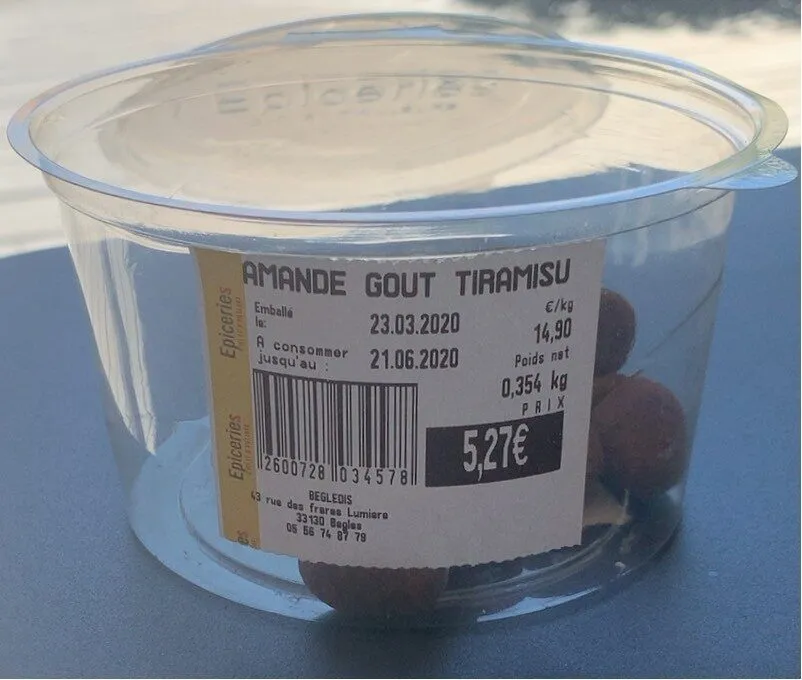 Amande Gout Tiramisu