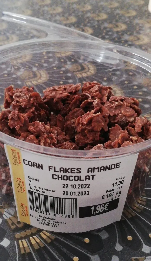 Corn flakes amande chocolat