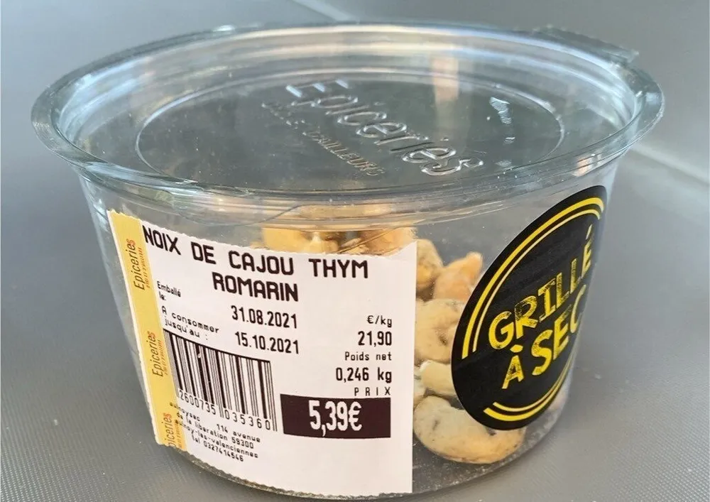 Noix de cajou thym romarin