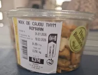 Noix de cajou thym romarin
