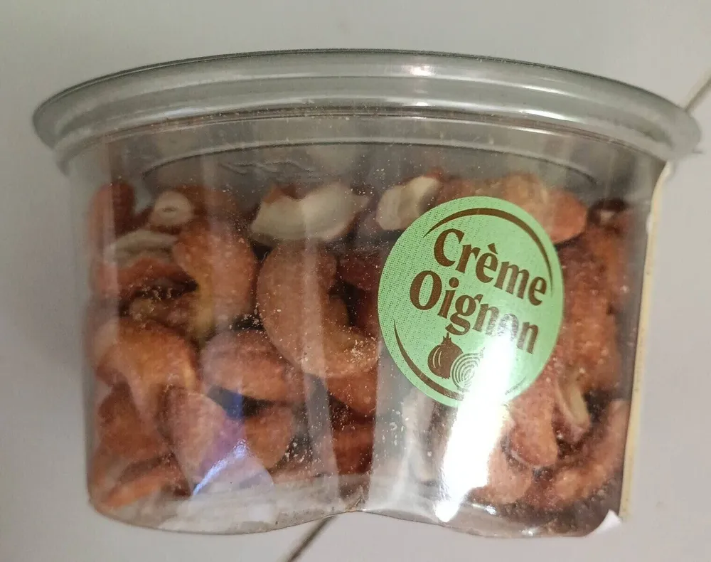 Noix de cajou crème d'oignon