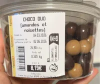 Choco duo amandes et noisettes
