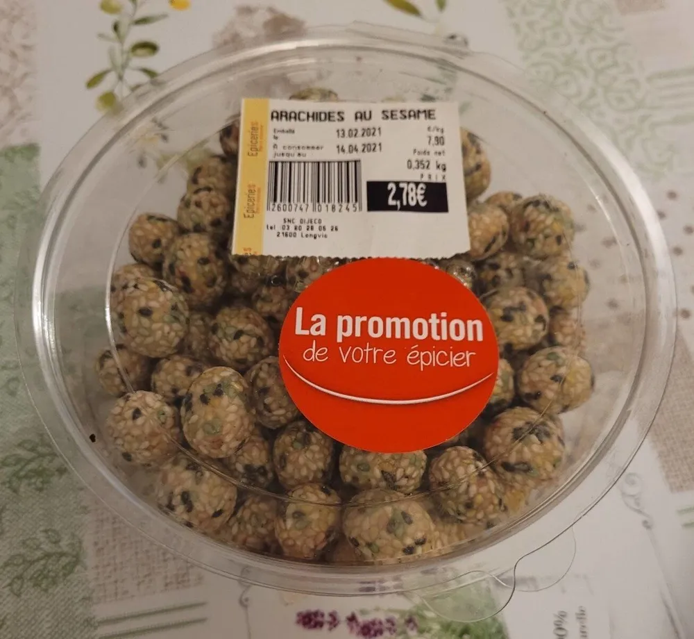 Arachides au sésame
