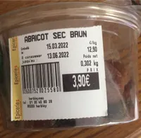 Abricot sec brun