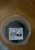 Myrtilles sechees