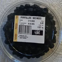 Myrtilles séchées