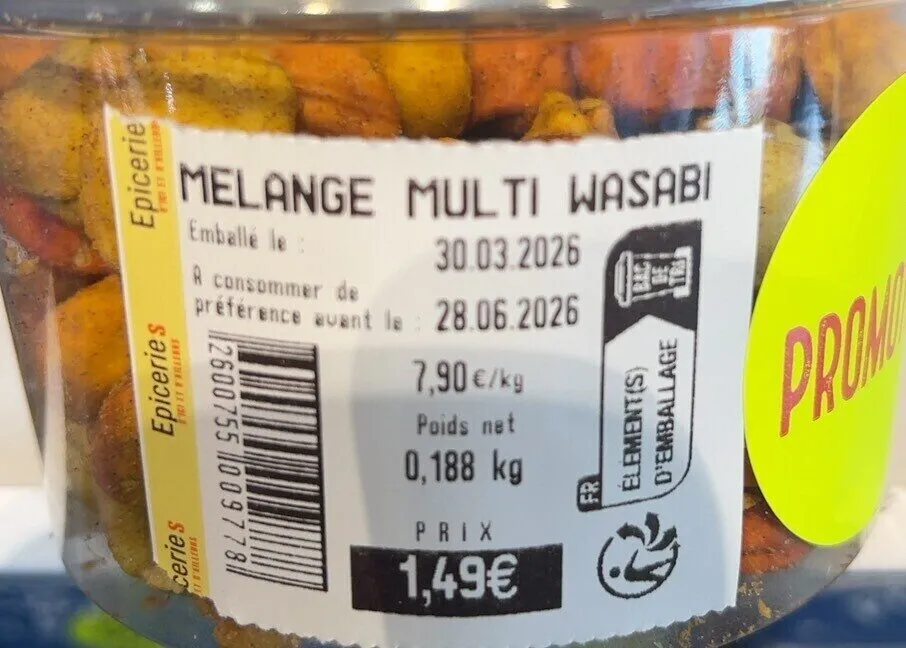 Mélange multi wasabi