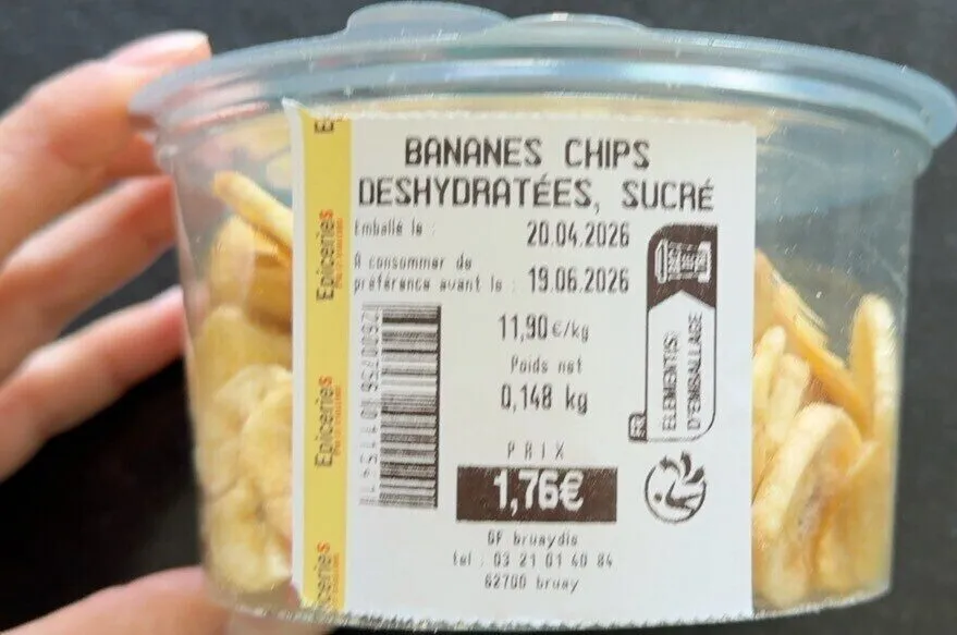 Bananes deshydratees