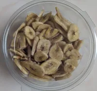 Bananes chips déshydratées