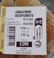 Gingembre déshydraté