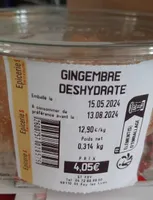 Gingembre déshydraté cristallisé en cubes