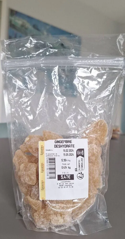 Gingembre déshydraté