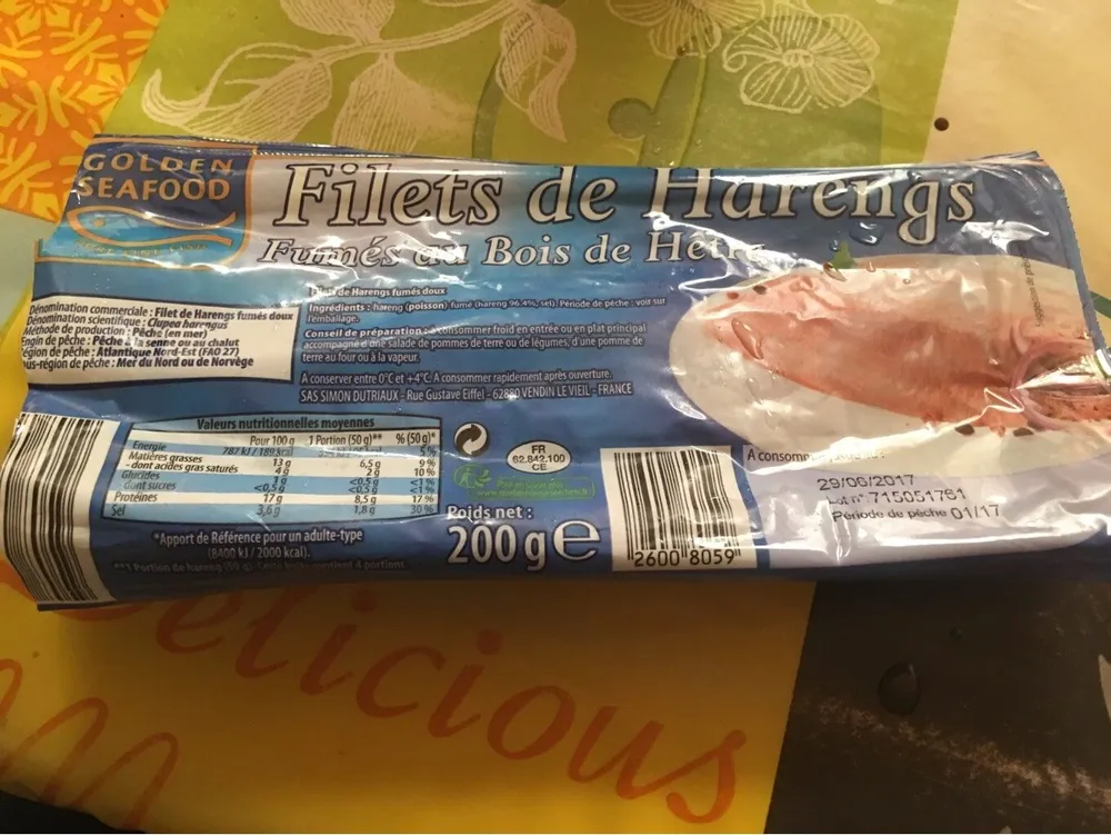 Margarine au tournesol ou Filet de harengs