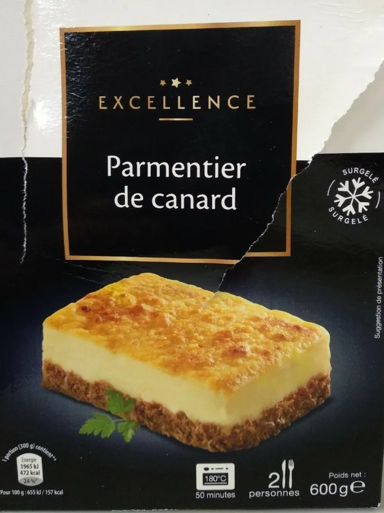 Parmentier de canard