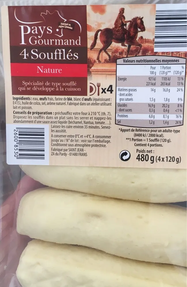 Soufflés Nature