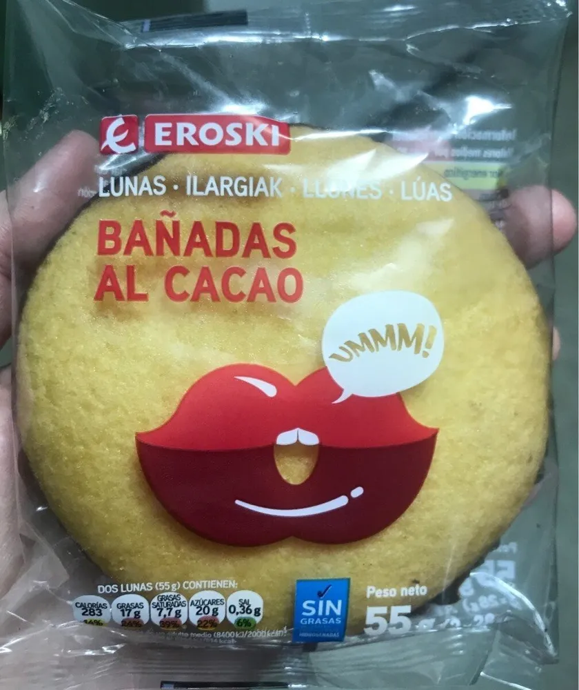 Lunas bañadas al cacao