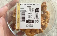 Noix de cajou ail et piment