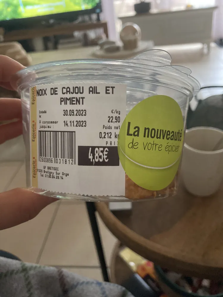 NOIX DE CAJOU AIL ET PIMENT