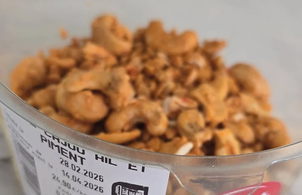 Noix de cajou ail et piment