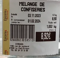 Mélange de confiseries