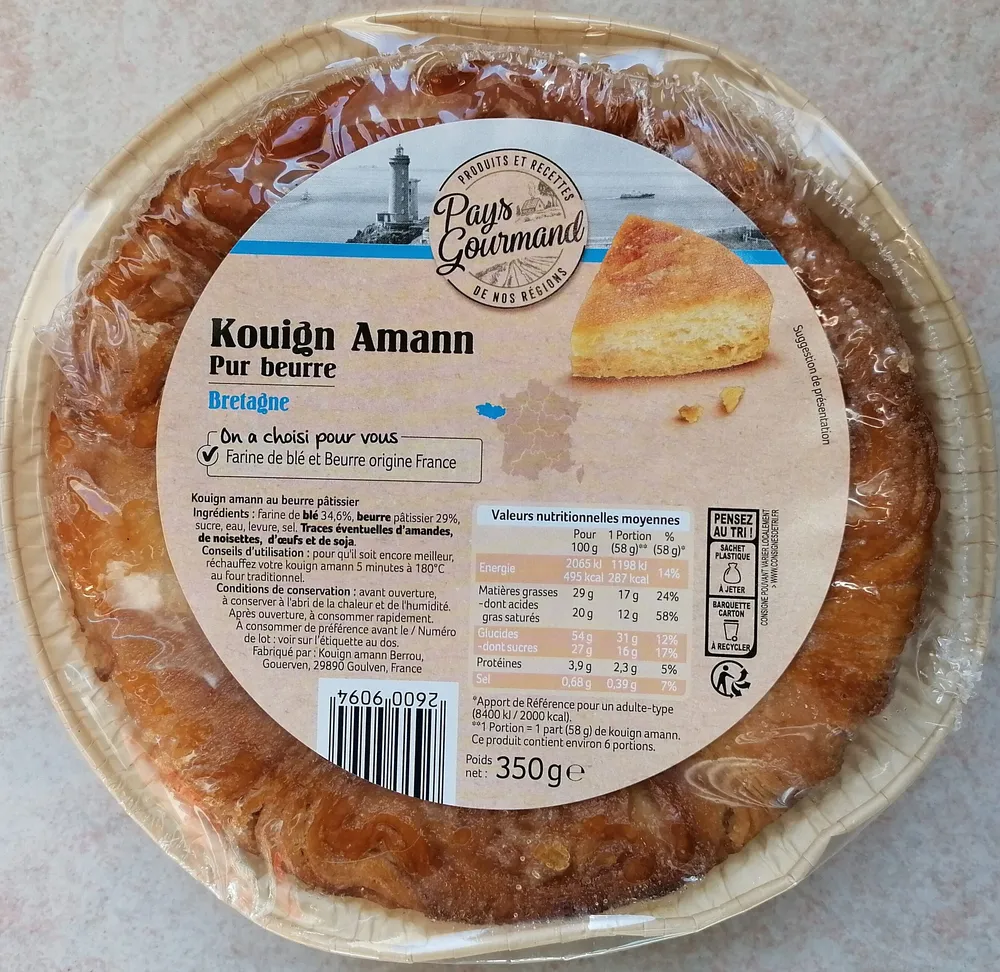 Kouign amann au beurre pâtissier