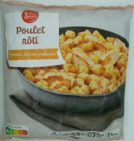 Poulet roti pommes de terre fondantes