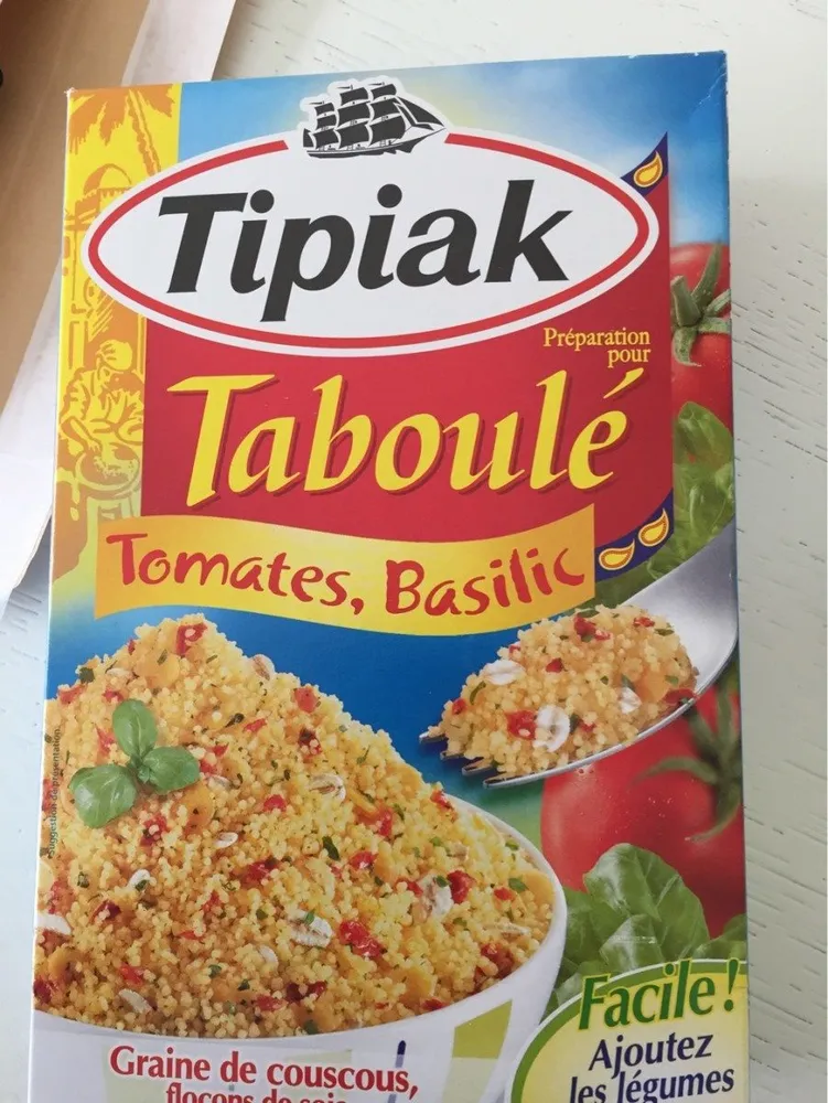 Taboulé tomates, basilic