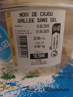 NOIX DE CAJOU GRILLEE SANS SEL