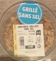 Arachide, grillé sans sel