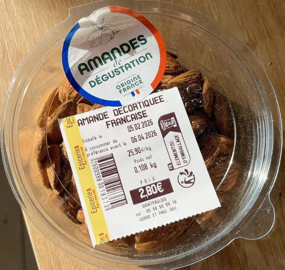 Amandes de dégustation