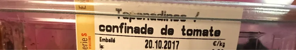 Tapenadines/confinade de tomate