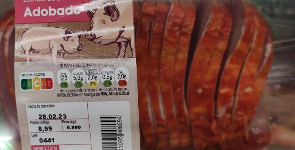 Lomo de cerdo adobado