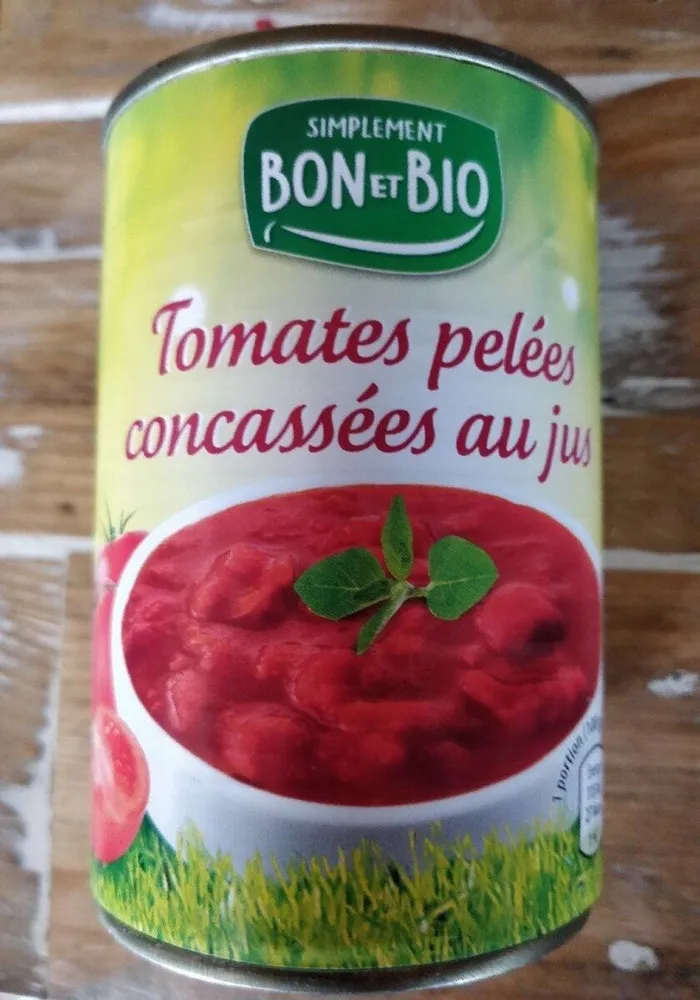 Tomates pelées concassées au jus