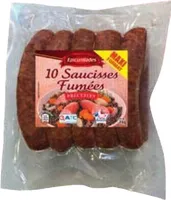10 Saucisses fumées cuites au bois de hêtre