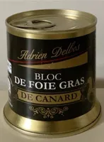 Bloc de foie gras de canard