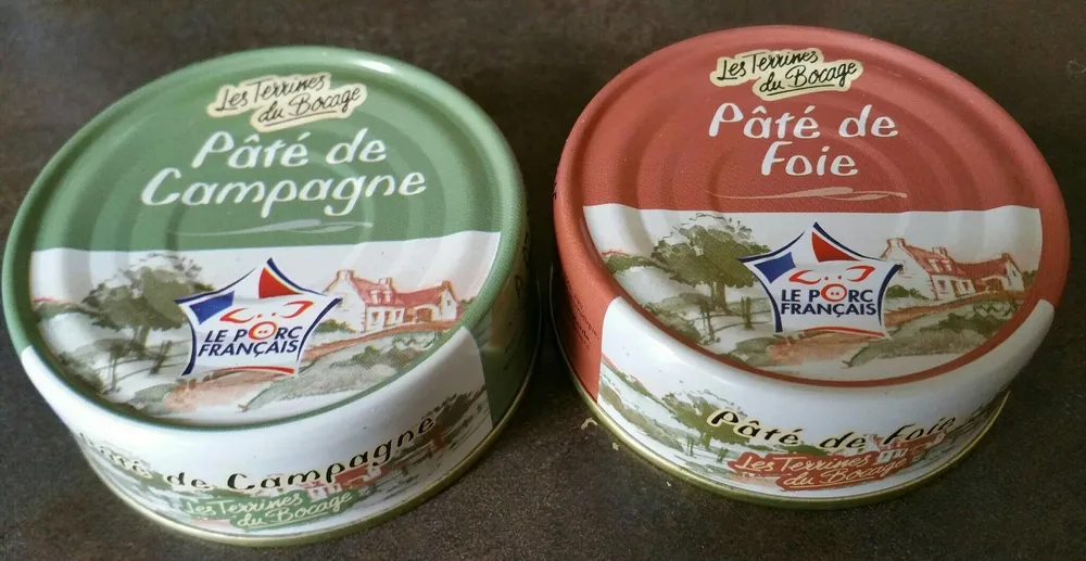 Assortiments de pâtés Aldi