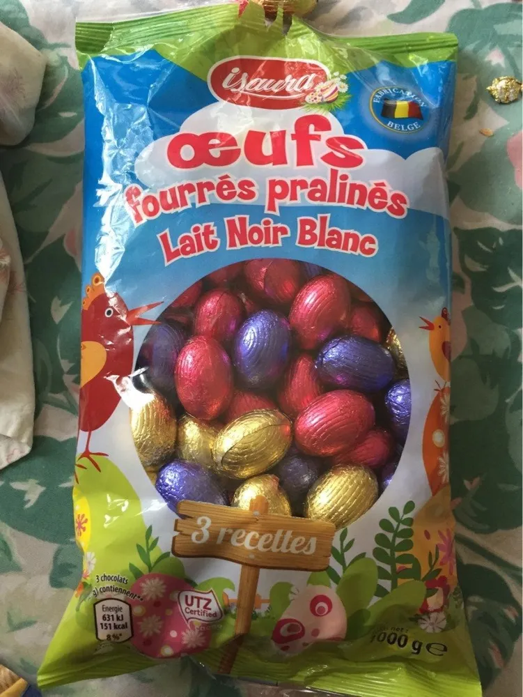 Oeufs fourres pralines