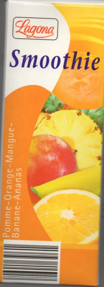 Smoothie pomme, orange, mangue