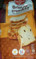 Brioche tranchée aux pepites de chocolat
