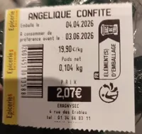 Angélique confite