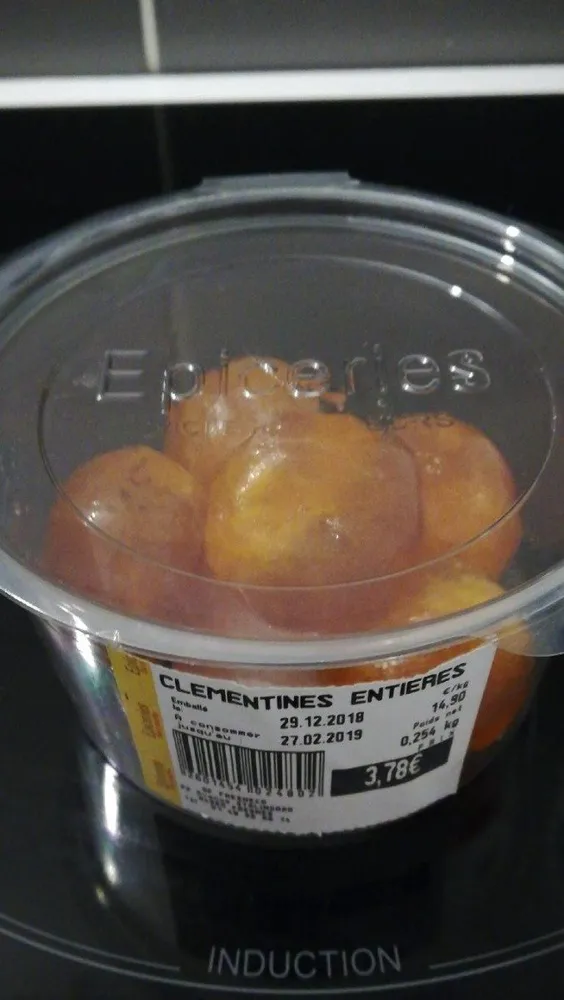 Clémentines entières