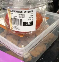 Clémentines entières