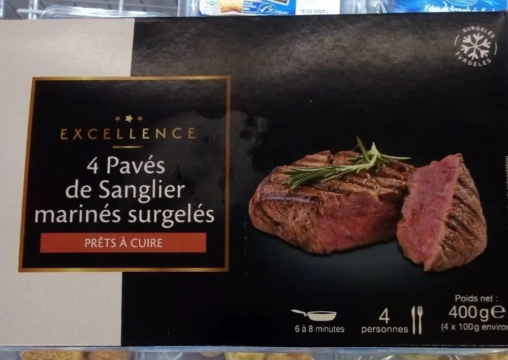 4 pavé de sanglier