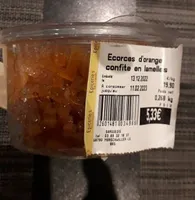 Écorce d'oranges confites